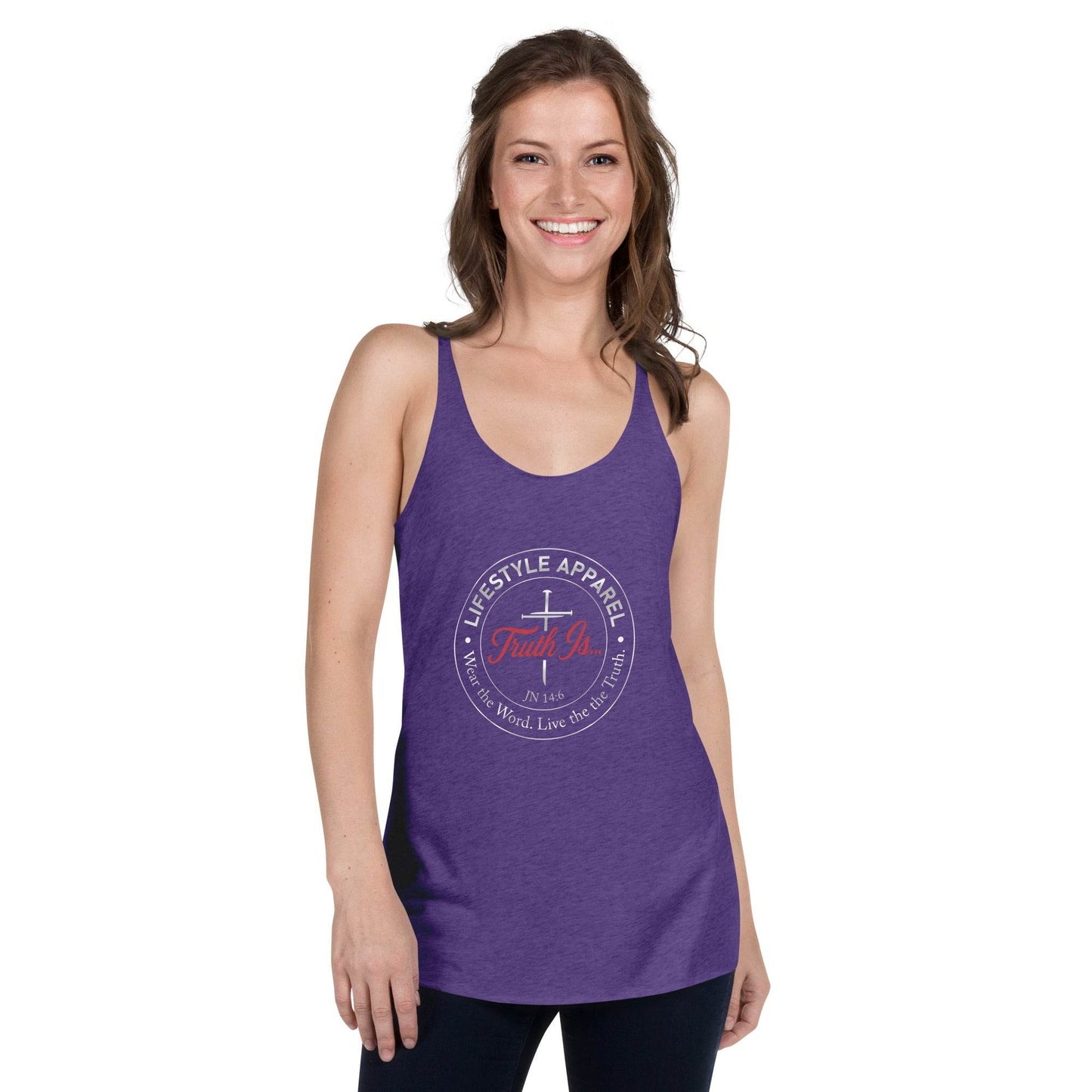 Women's Racerback Tank - Truth is life Style