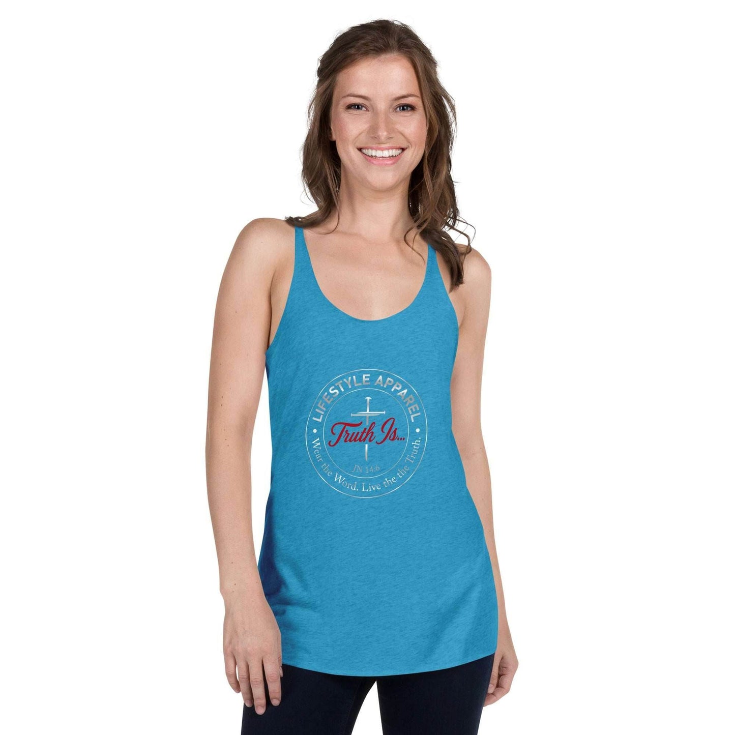 Women's Racerback Tank - Truth is life Style