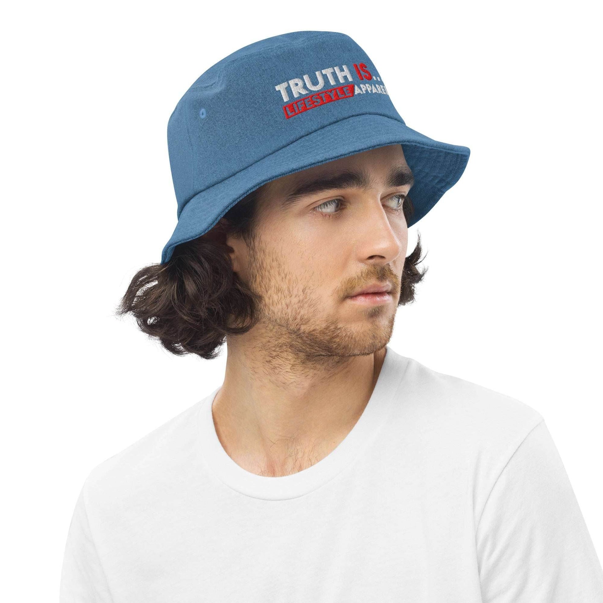 Denim bucket hat - Truth is life Style