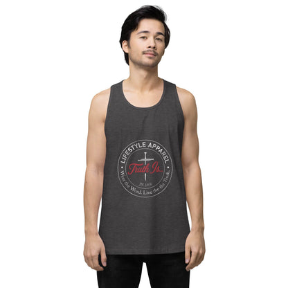 Men’s premium tank top - Truth is life Style