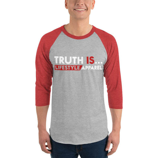 3/4 sleeve raglan shirt - Truth is life Style