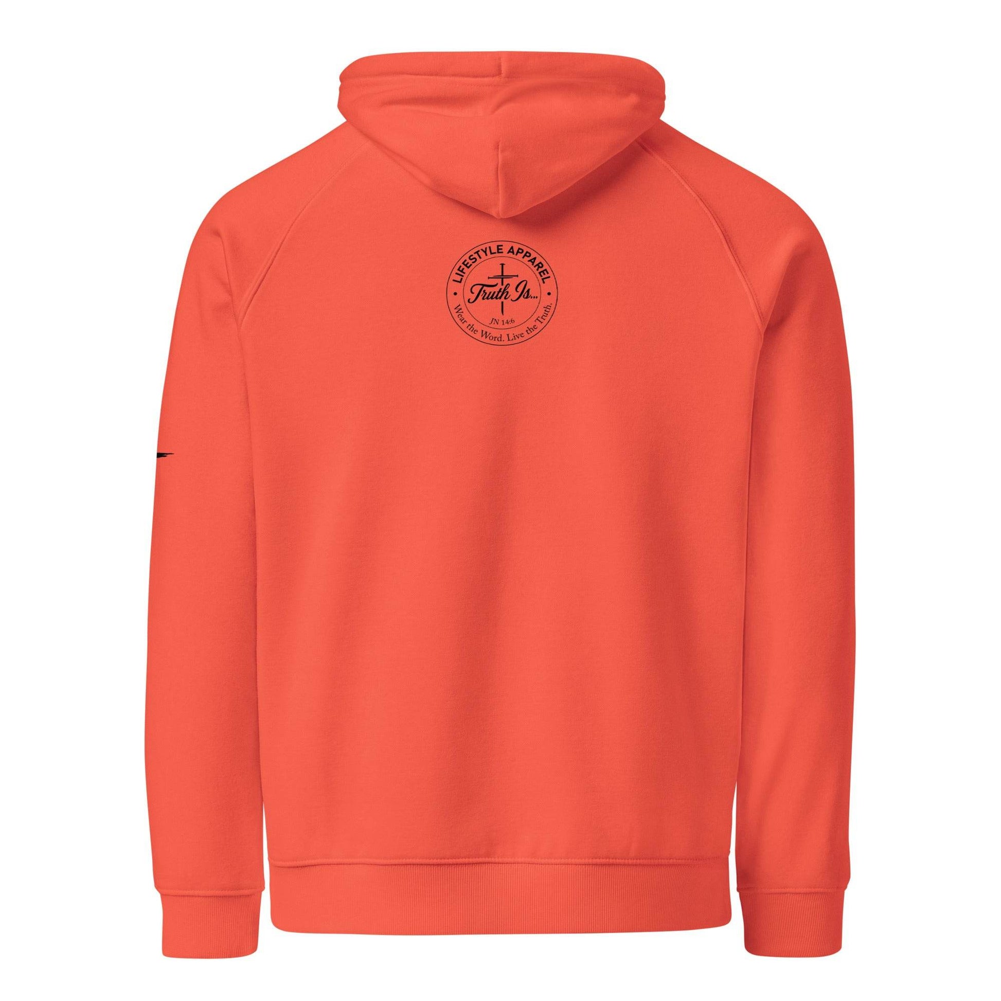 Unisex eco raglan hoodie - Truth is life Style