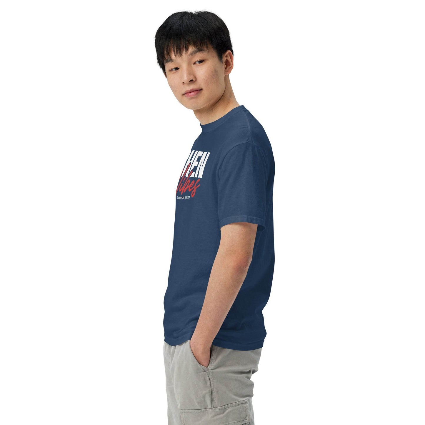 Unisex garment-dyed heavyweight t-shirt - Truth is life Style