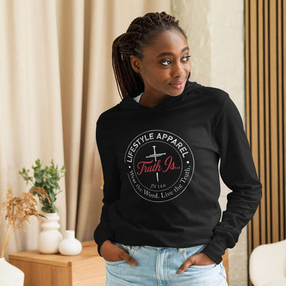 Hooded long-sleeve tee - Truth is life Style