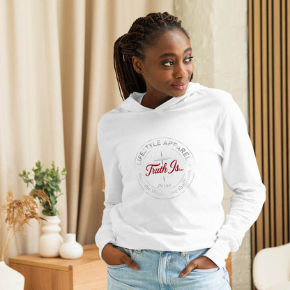 Hooded long-sleeve tee - Truth is life Style