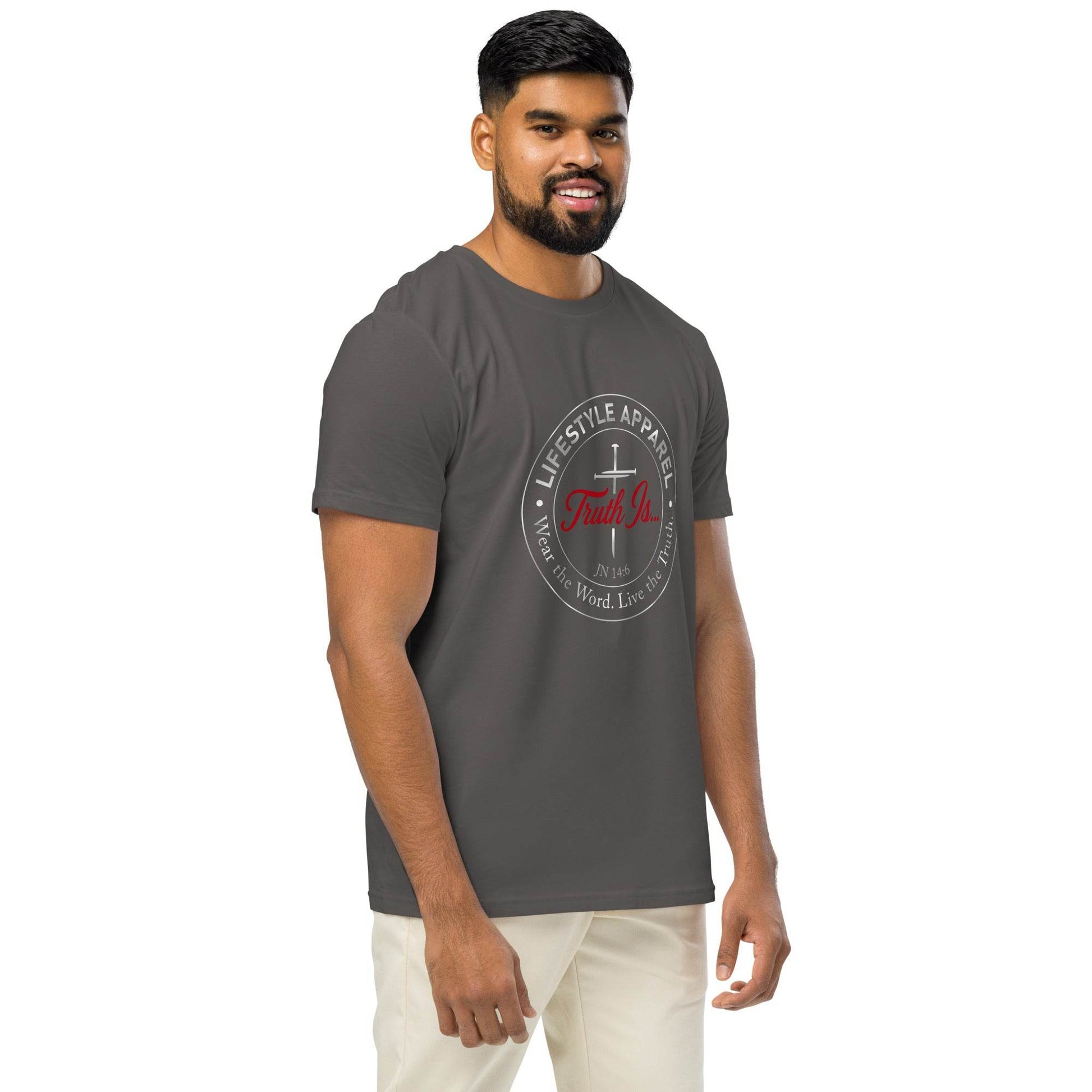 Unisex organic mid-light t-shirt - Truth is life Style