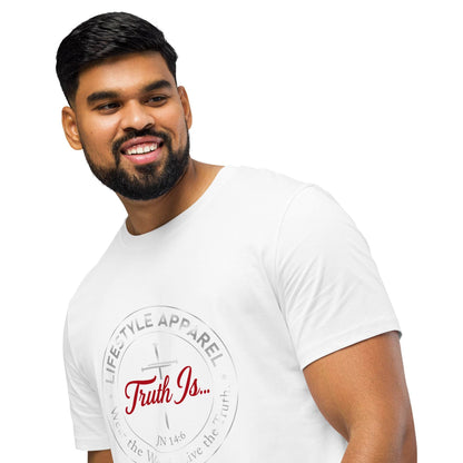 Unisex organic mid-light t-shirt - Truth is life Style