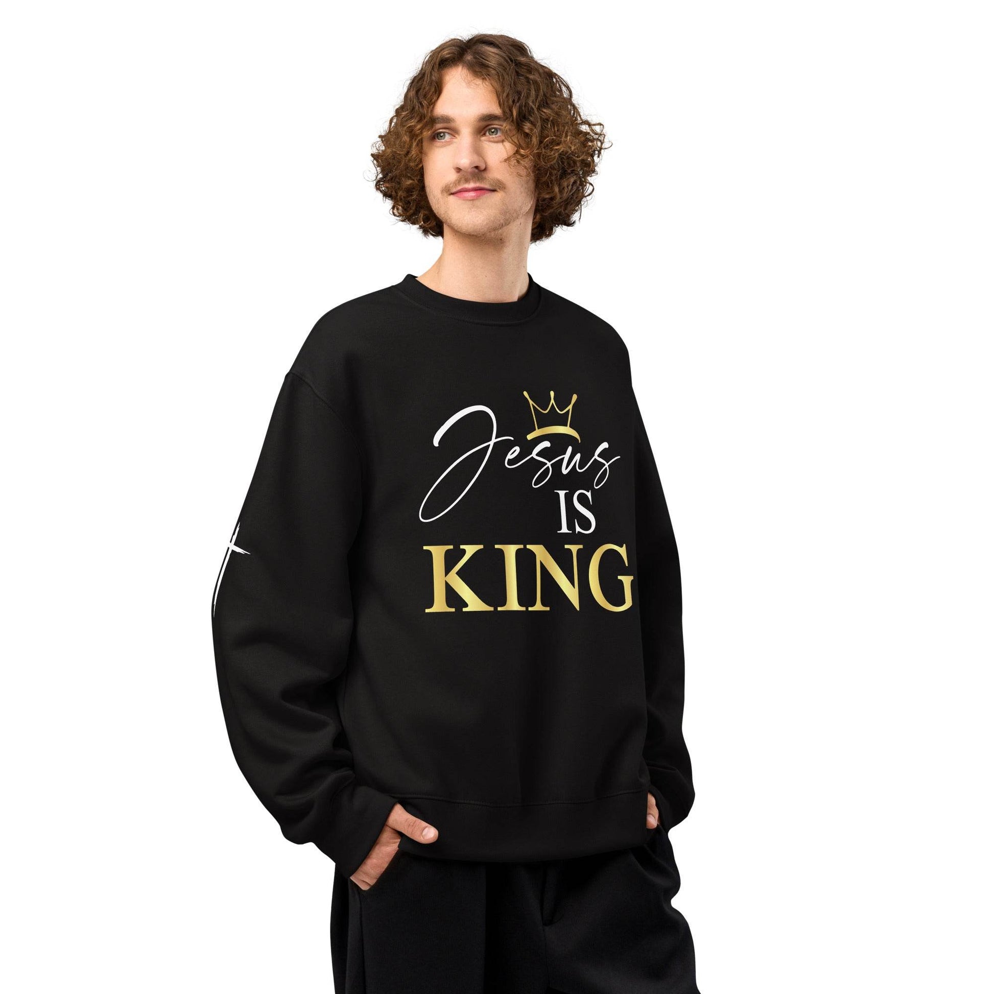 Oversized heavyweight sweatshirt - Truth is life Style