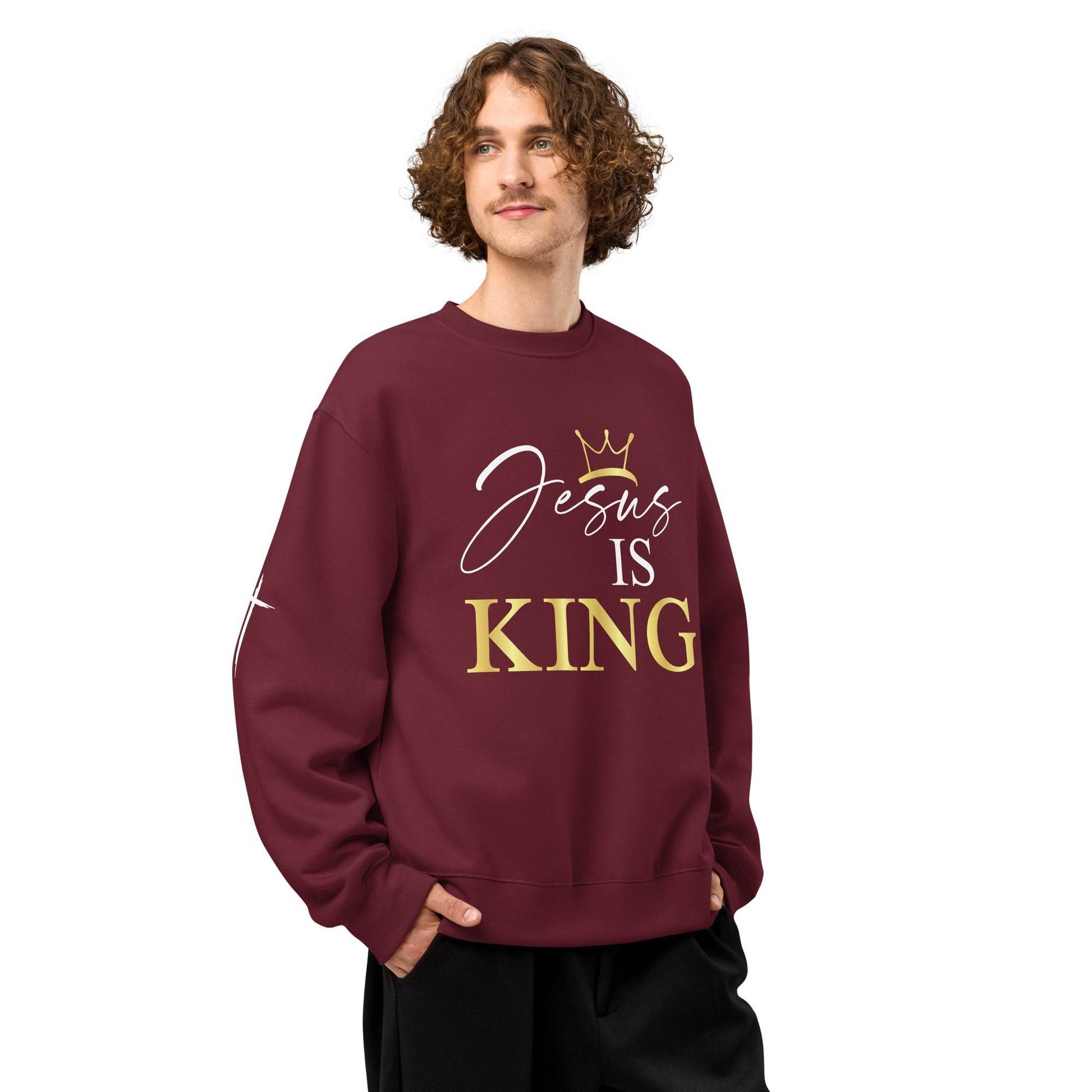 Oversized heavyweight sweatshirt - Truth is life Style