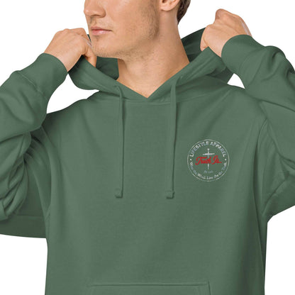 Unisex pigment-dyed hoodie - Truth is life Style