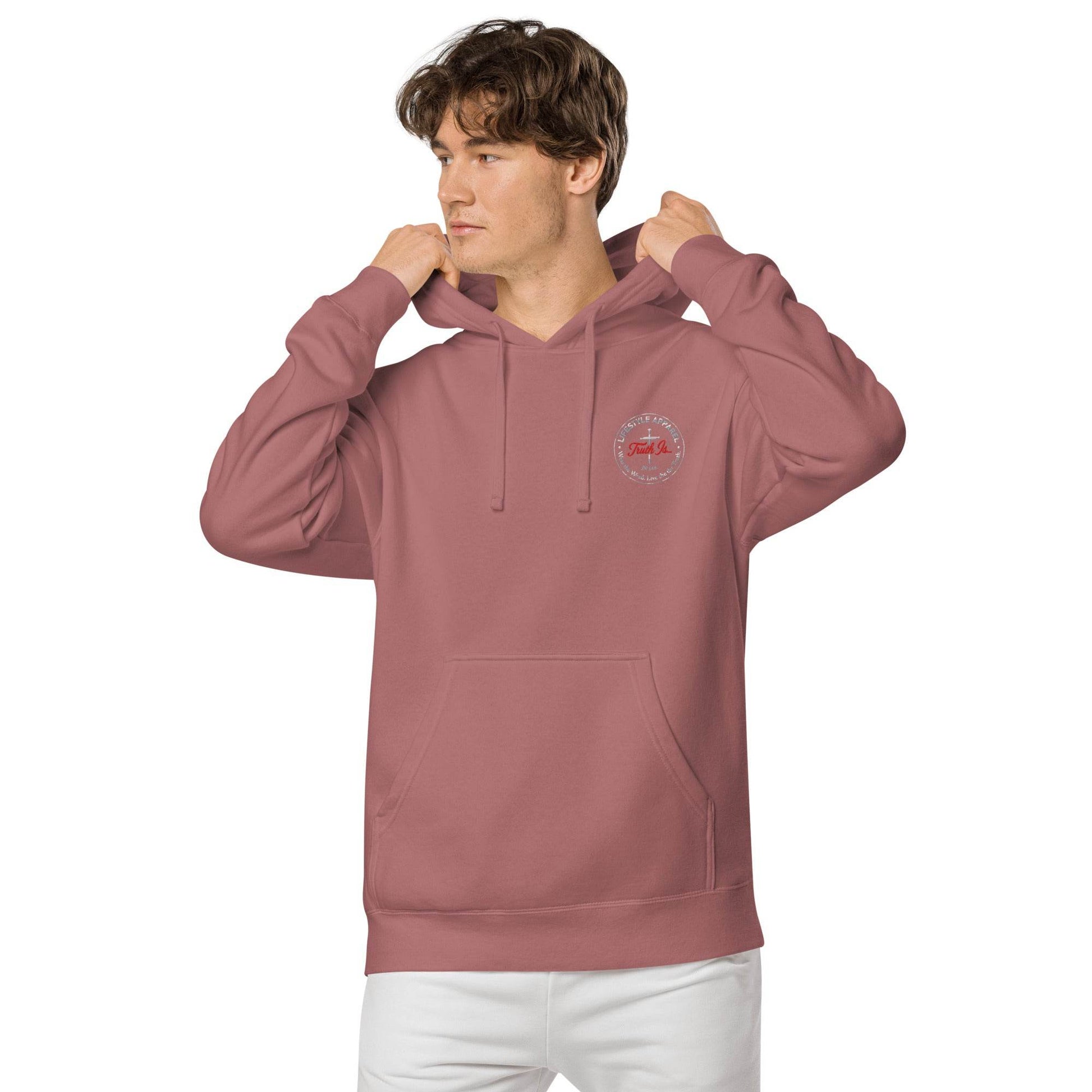 Unisex pigment-dyed hoodie - Truth is life Style