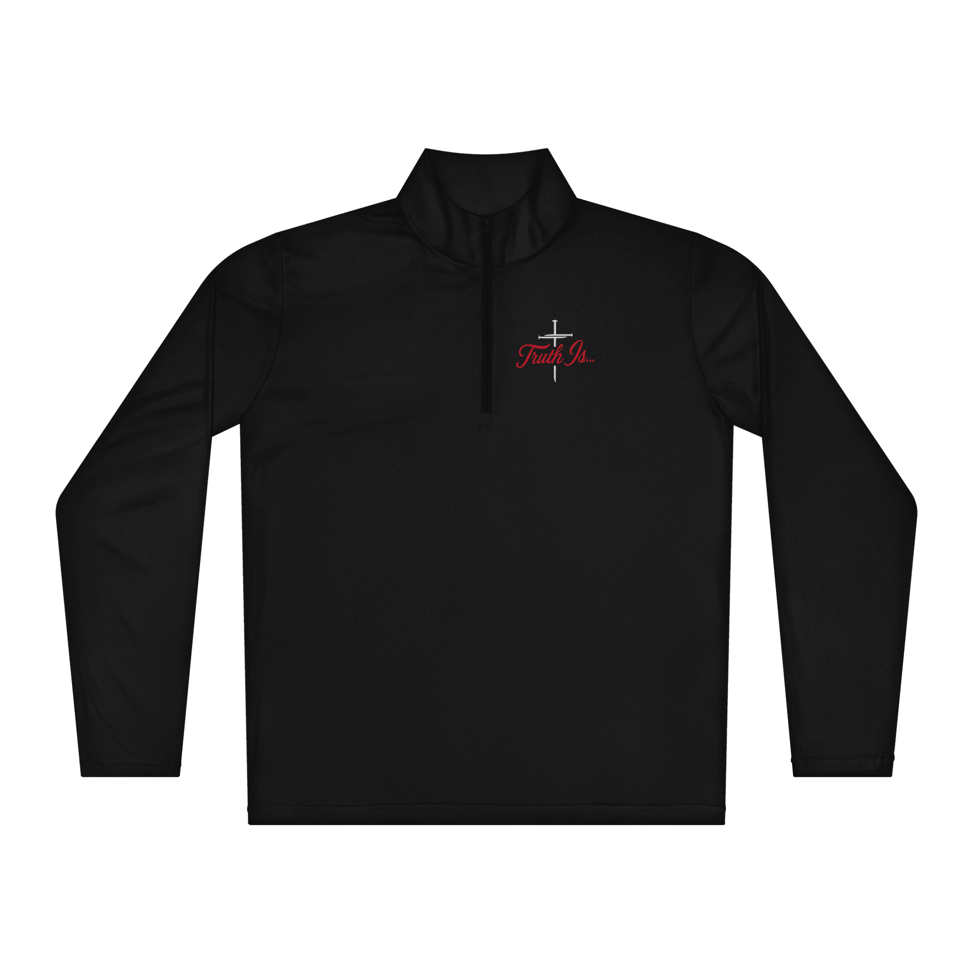 Lightweight quarter-zip pullover - Truth is life Style