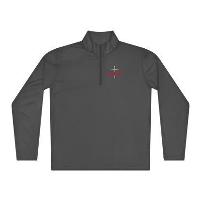 Lightweight quarter-zip pullover - Truth is life Style
