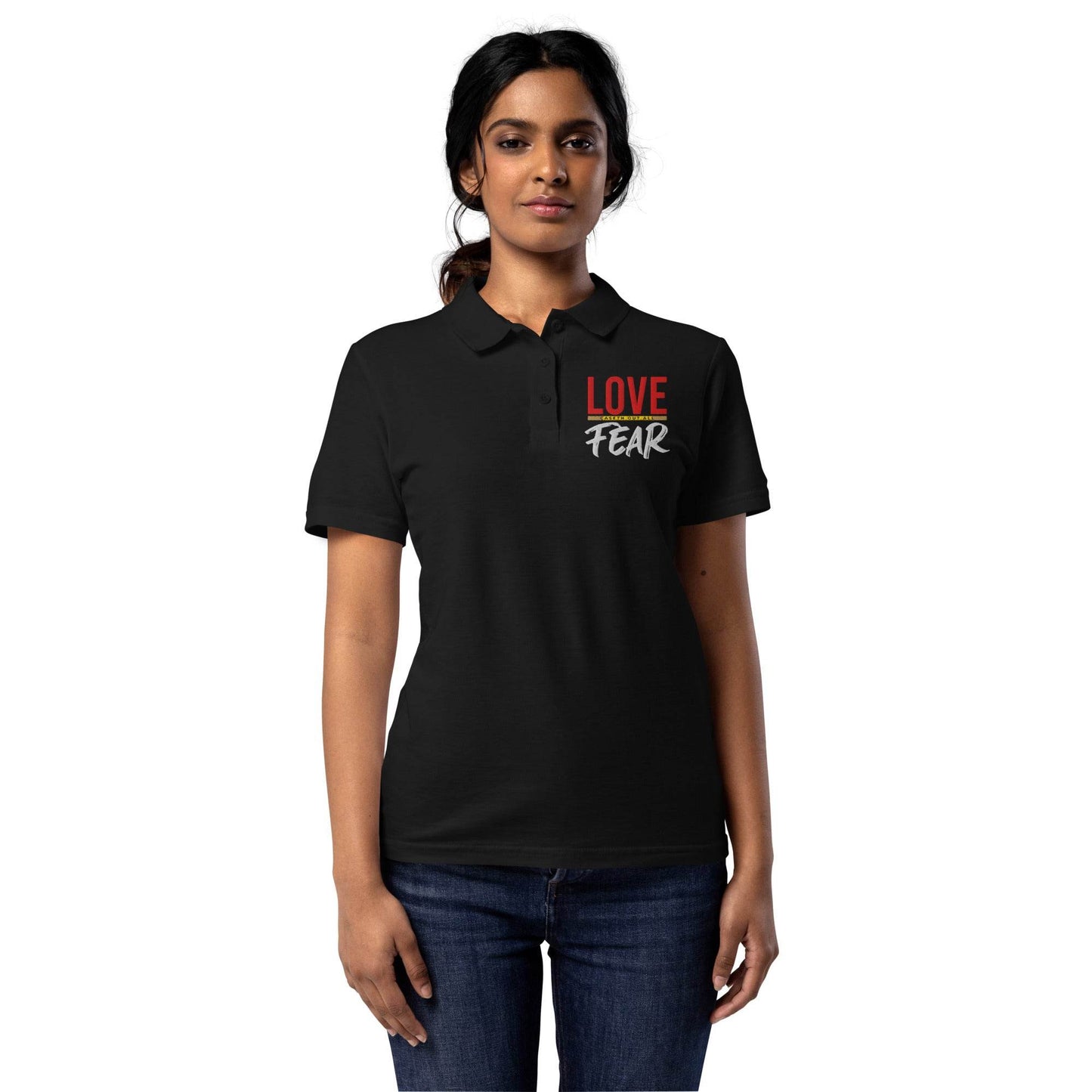 Women’s pique polo shirt - Truth is life Style